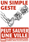 Image Municipales 2001 : Un simple geste peut sauver une ville
