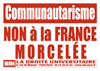 Image Communautarisme : non à la France morcelée
