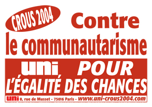 Image Contre le communautarisme UNI pour l’égalité des chances
