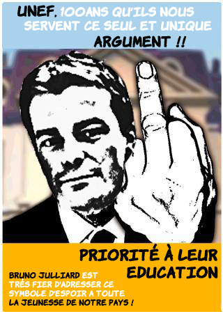 Image Priorité à l’éducation…de l’UNEF !