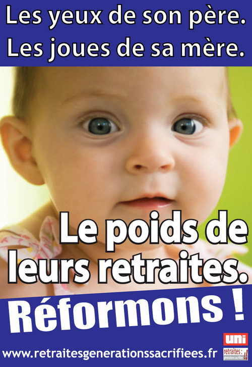 Image Les yeux de son père, les joues de sa mère, le poids de leurs retraites.
