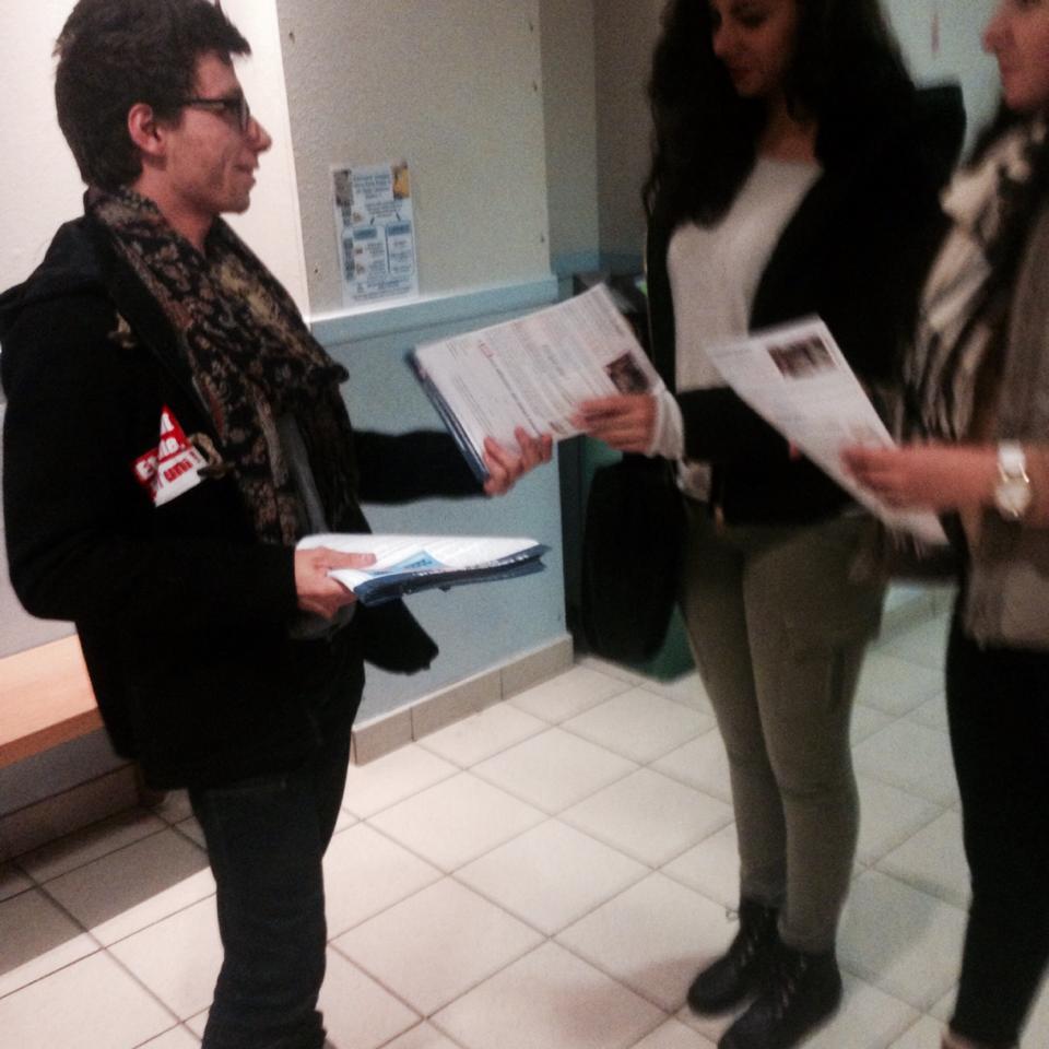 Image L’UNI Mulhouse en campagne pour les élections CROUS