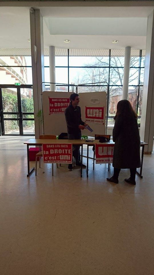 Image L’UNI Toulouse en campagne pour les élections UFR d’UT1