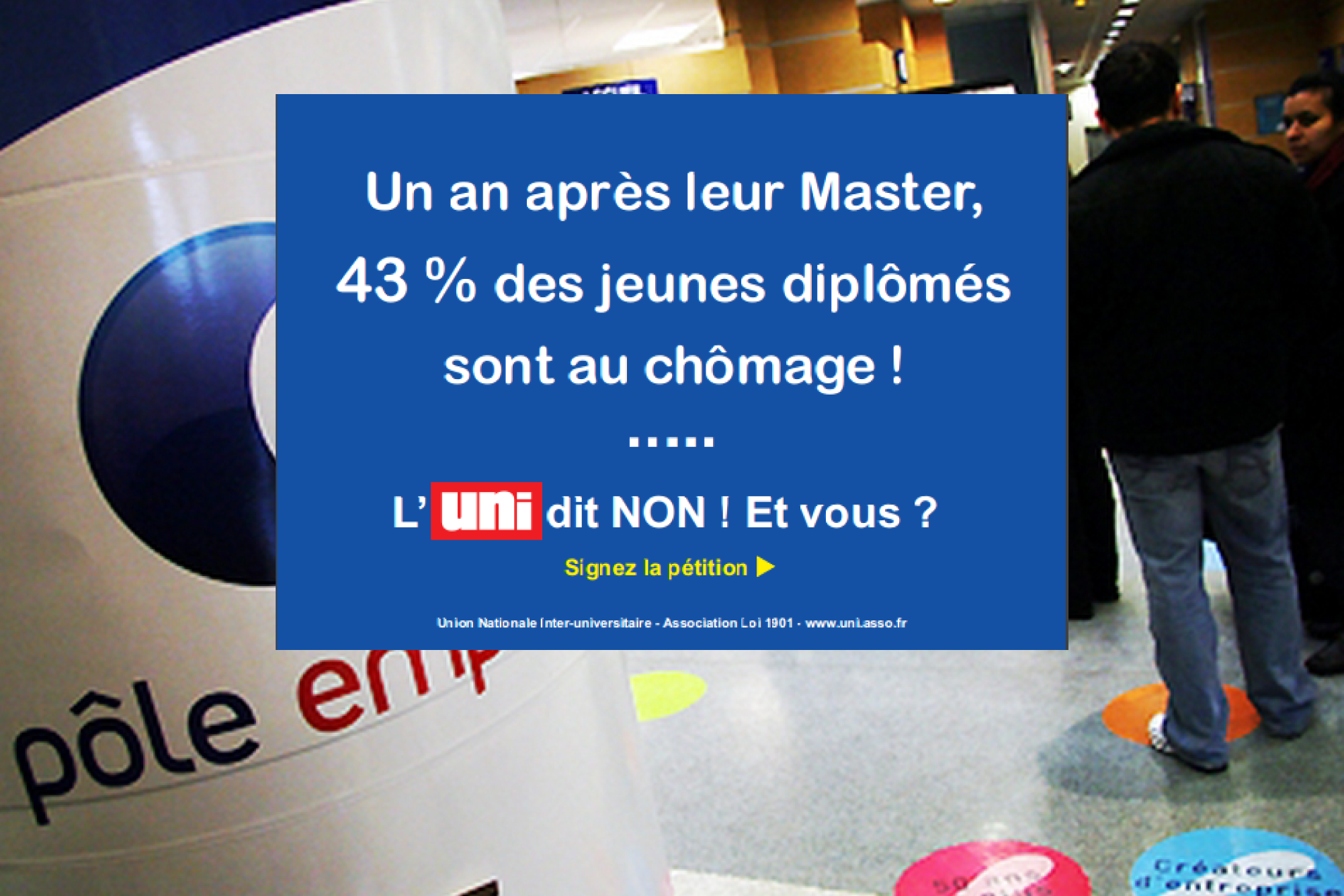 Image Emploi des jeunes : l’UNI se mobilise pour la modernisation et la professionnalisation de nos universités