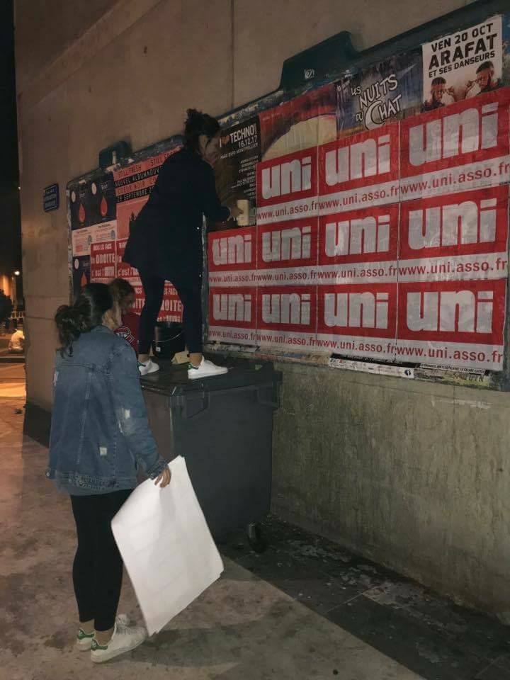 Image Montpellier se réveille en rouge et blanc