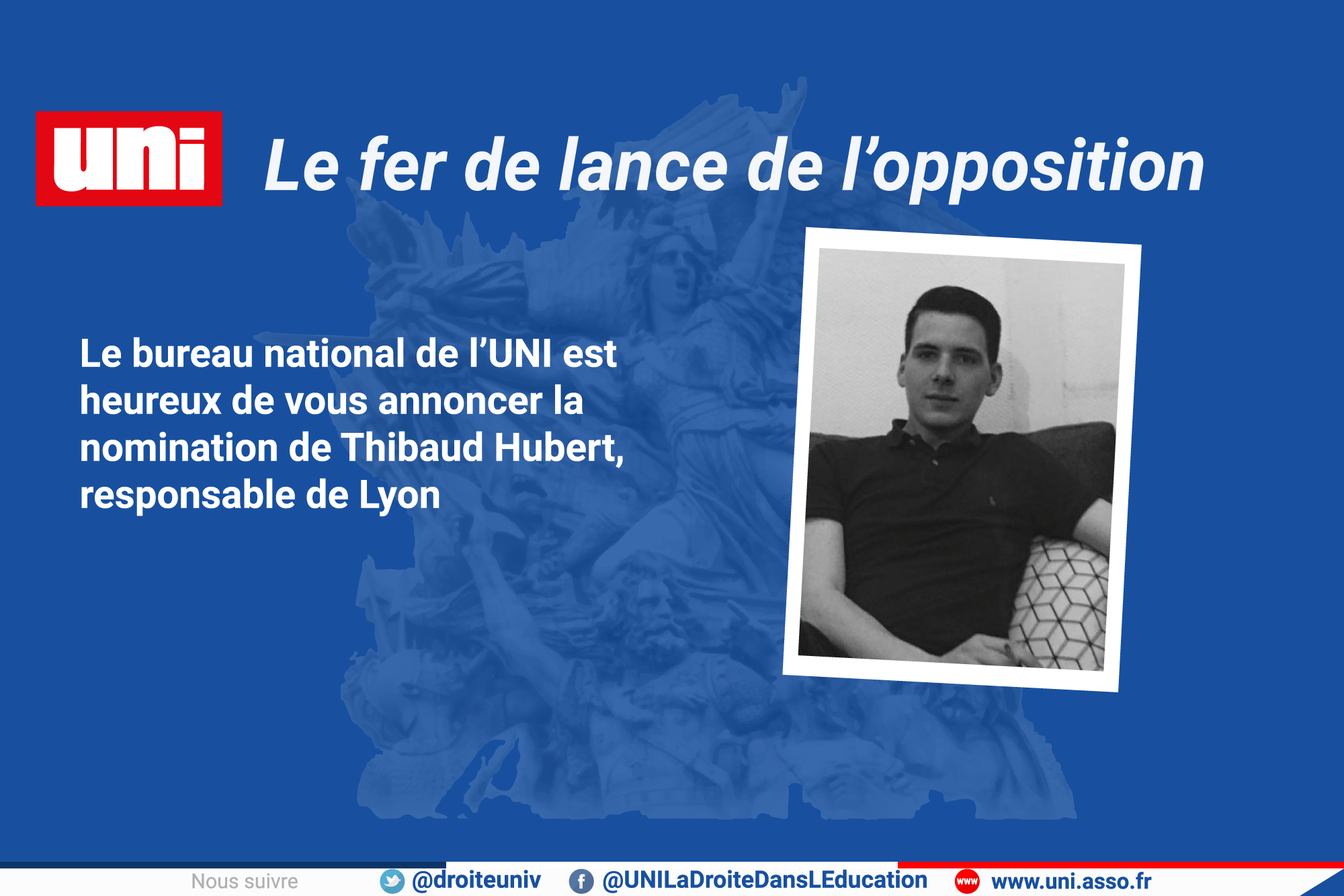 Image Nouveau responsable pour l’UNI Lyon