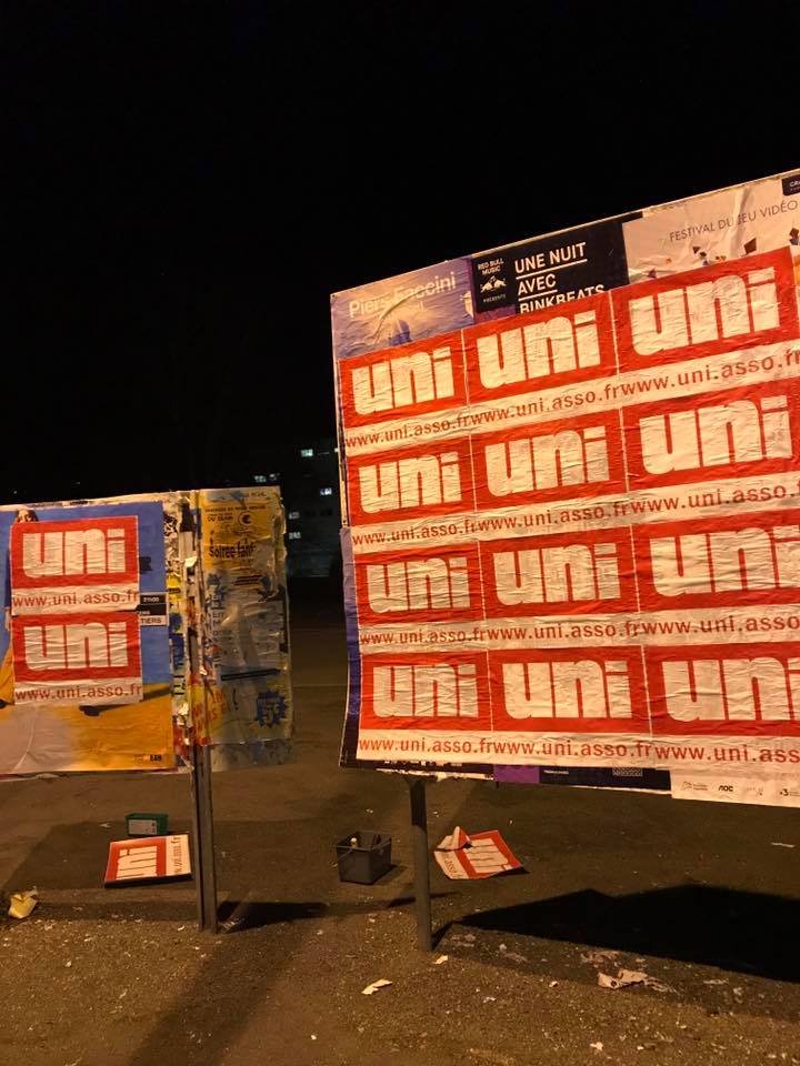 Image L’UNI Poitiers en campagne pour les élections étudiantes
