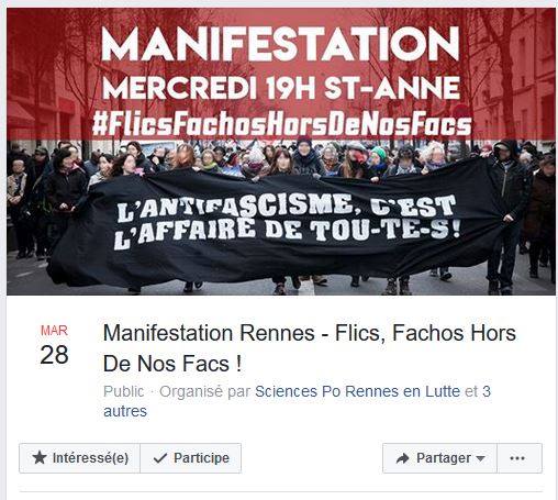 Image Honteux rassemblement « anti-flics » le jour de l’hommage au colonel Beltrame