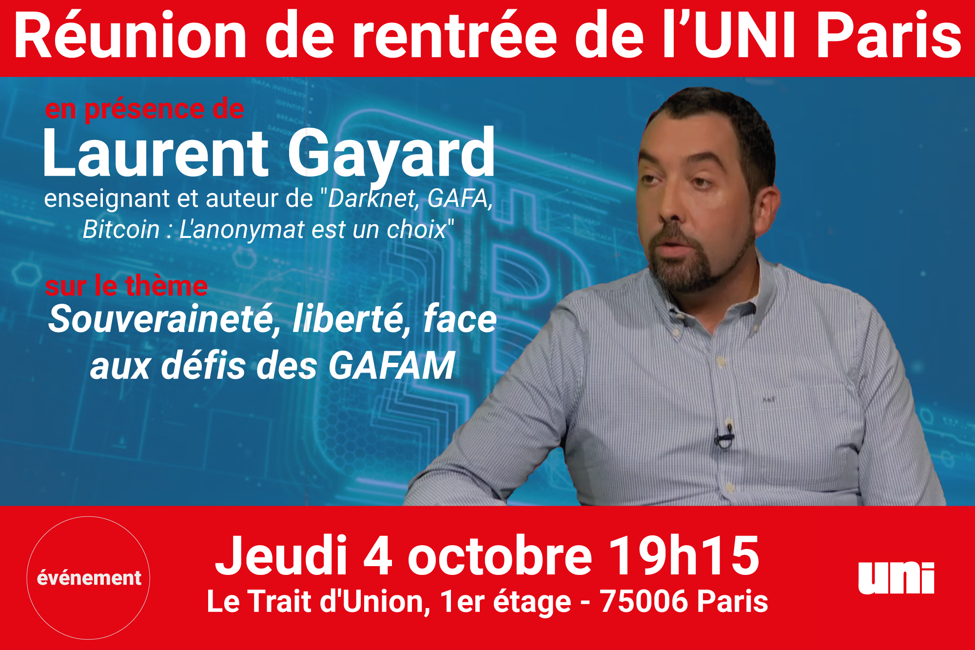 Image Réunion de rentrée de l’UNI Paris