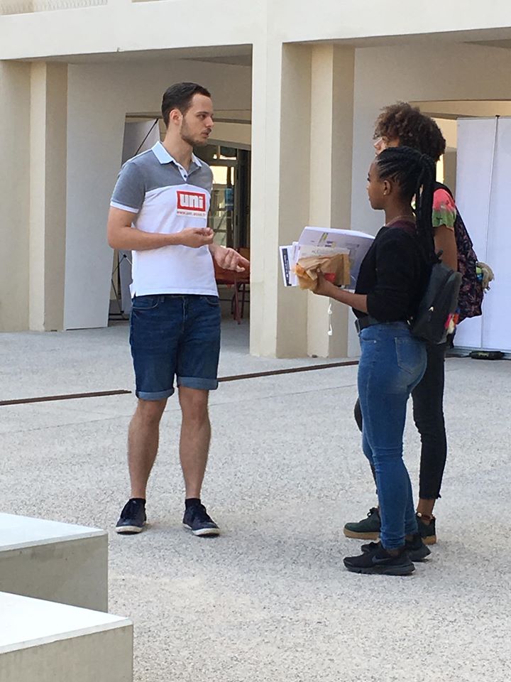Image L’UNI présente aux pré-rentrées de la Fac de Lettres