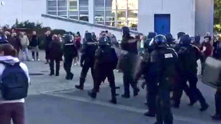 Image Intervention des forces de l’ordre à Rennes 2
