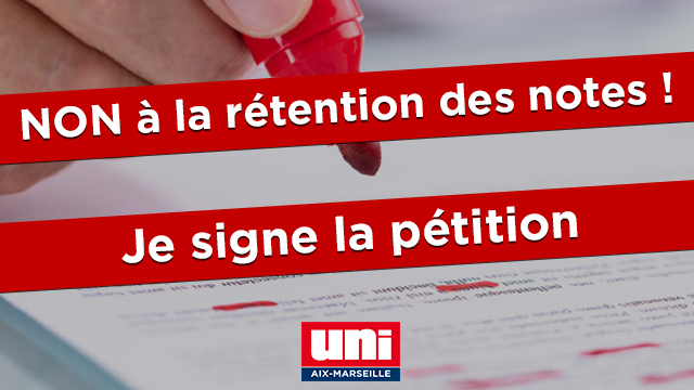 Image Rétention des notes en ALLSH : ça suffit !