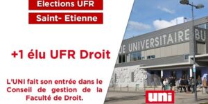 Image L’UNI Saint-Etienne fait son entrée au conseil UFR Droit !