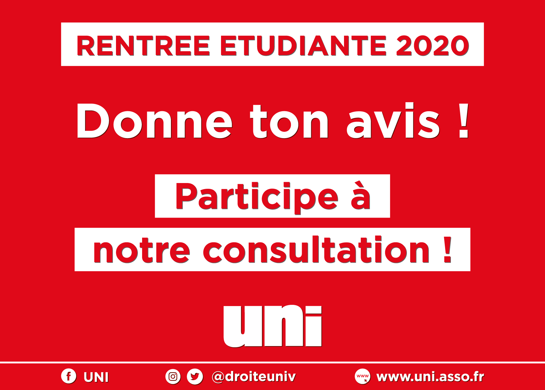 Image L’UNI donne la parole aux étudiants afin de préparer la rentrée !