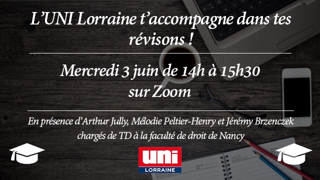 Image L’UNI Lorraine accompagne les étudiants dans leurs révisions