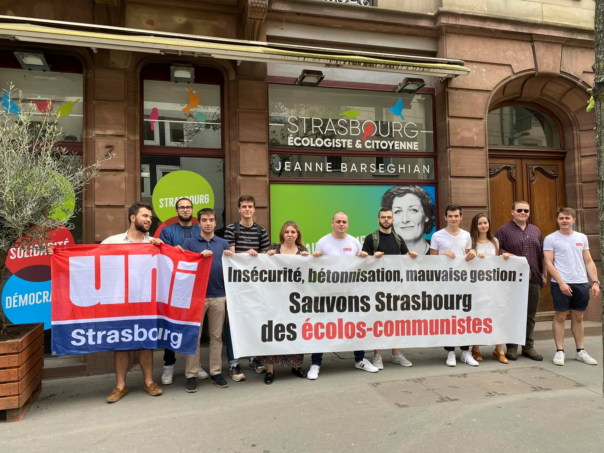 Image Municipales à Strasbourg, l’UNI dénonce l’alliance des écolos-communistes