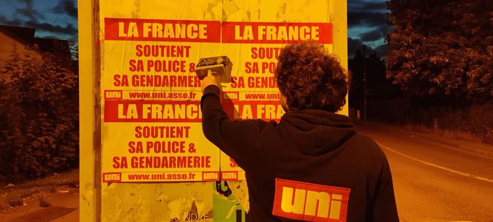Image A Rouen la France soutient ses forces de l’ordre !