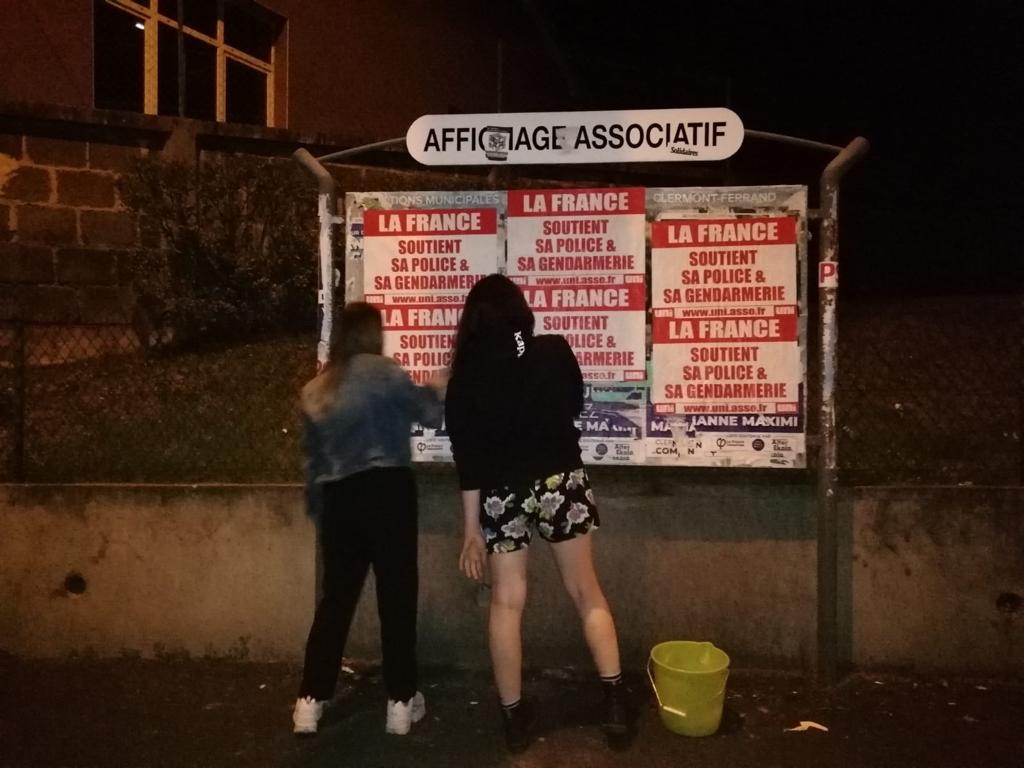 Image L’UNI Clermont-Ferrand soutient la police et la gendarmerie !