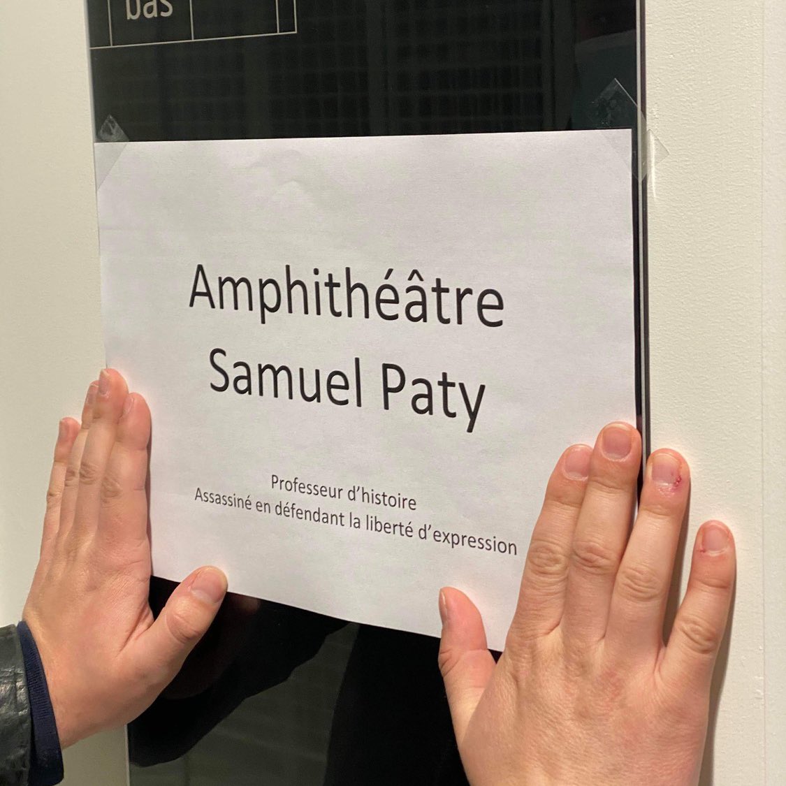 Image Sciences Po Strasbourg : Samuel PATY « cancelled » (effacé) sous prétexte de parité