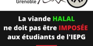 Image La viande halal ne doit pas être imposée aux étudiants de Sciences Po Grenoble !