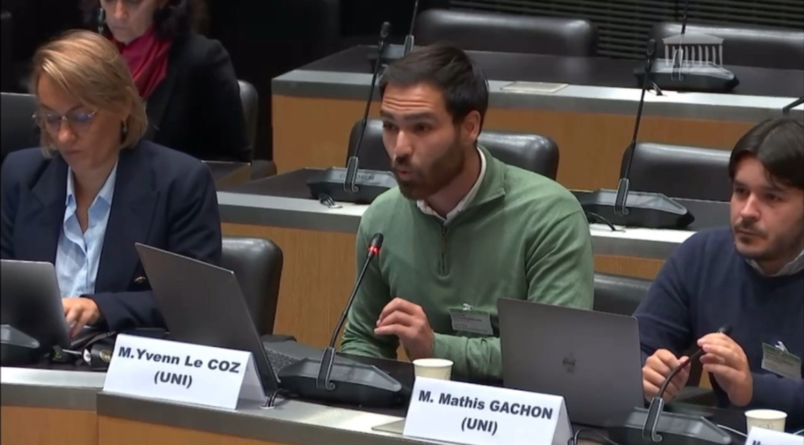 Image L’UNI à l’Assemblée nationale pour s’exprimer sur la rentrée universitaire