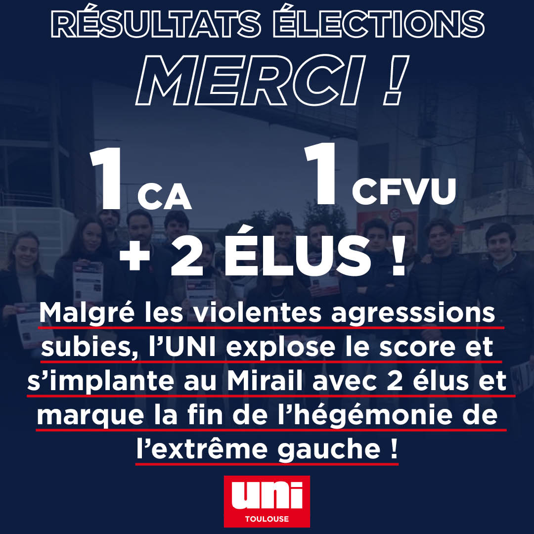 Image Très forte progression de l’uni toulouse à l’université du mirail